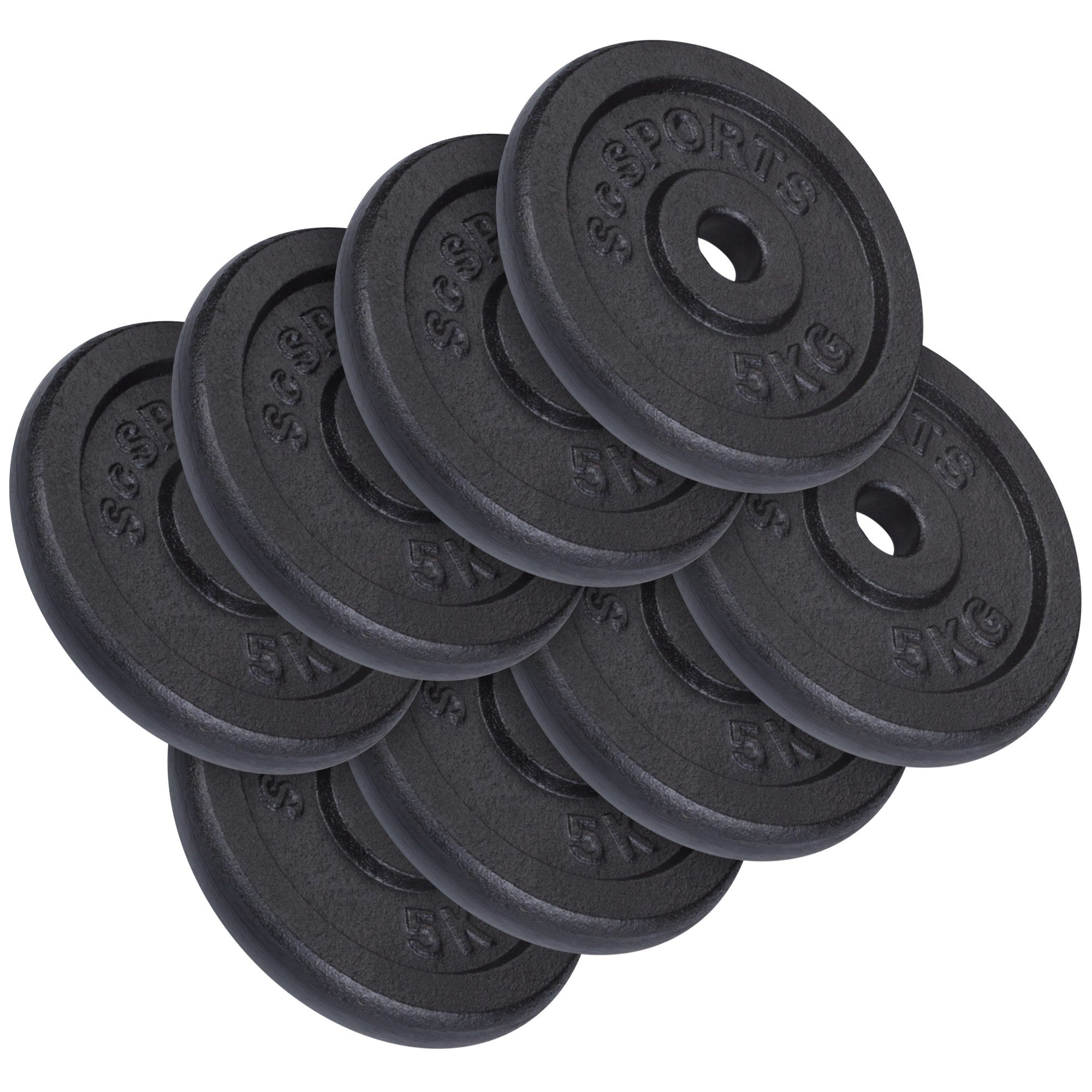 Hantelscheiben Set Gusseisen 10 - 40 kg - kaelte-werner