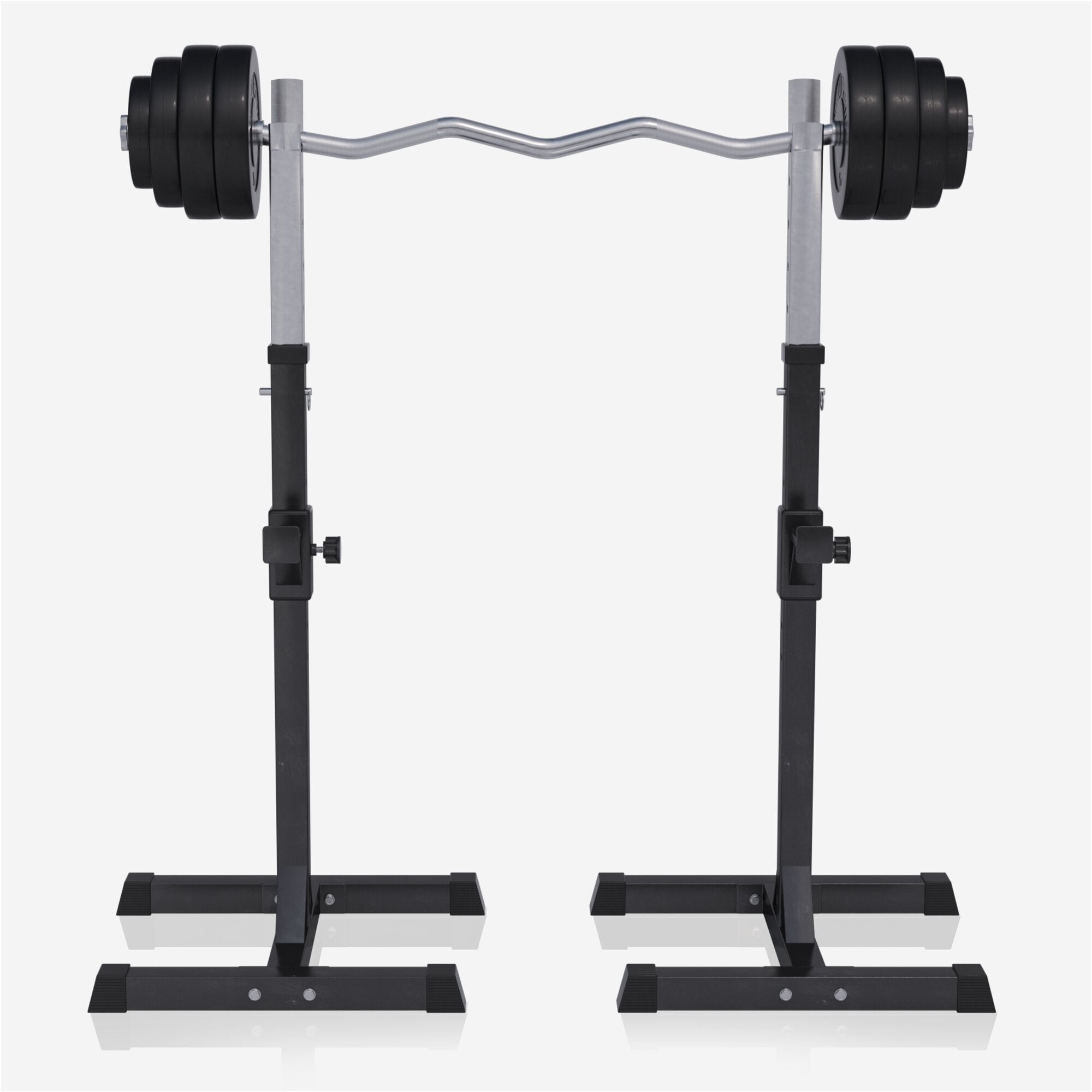 Squat Rack Hantelständer Set inkl. Curlset Kunststoff 35 kg - kaelte-werner