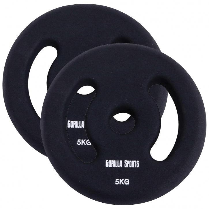 Hantelscheiben Set 30/31 mm Neopren 1 - 5 KG - kaelte-werner