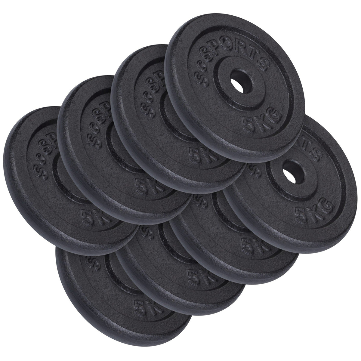 Hantelscheiben Set Gusseisen 10 - 40 kg - kaelte-werner
