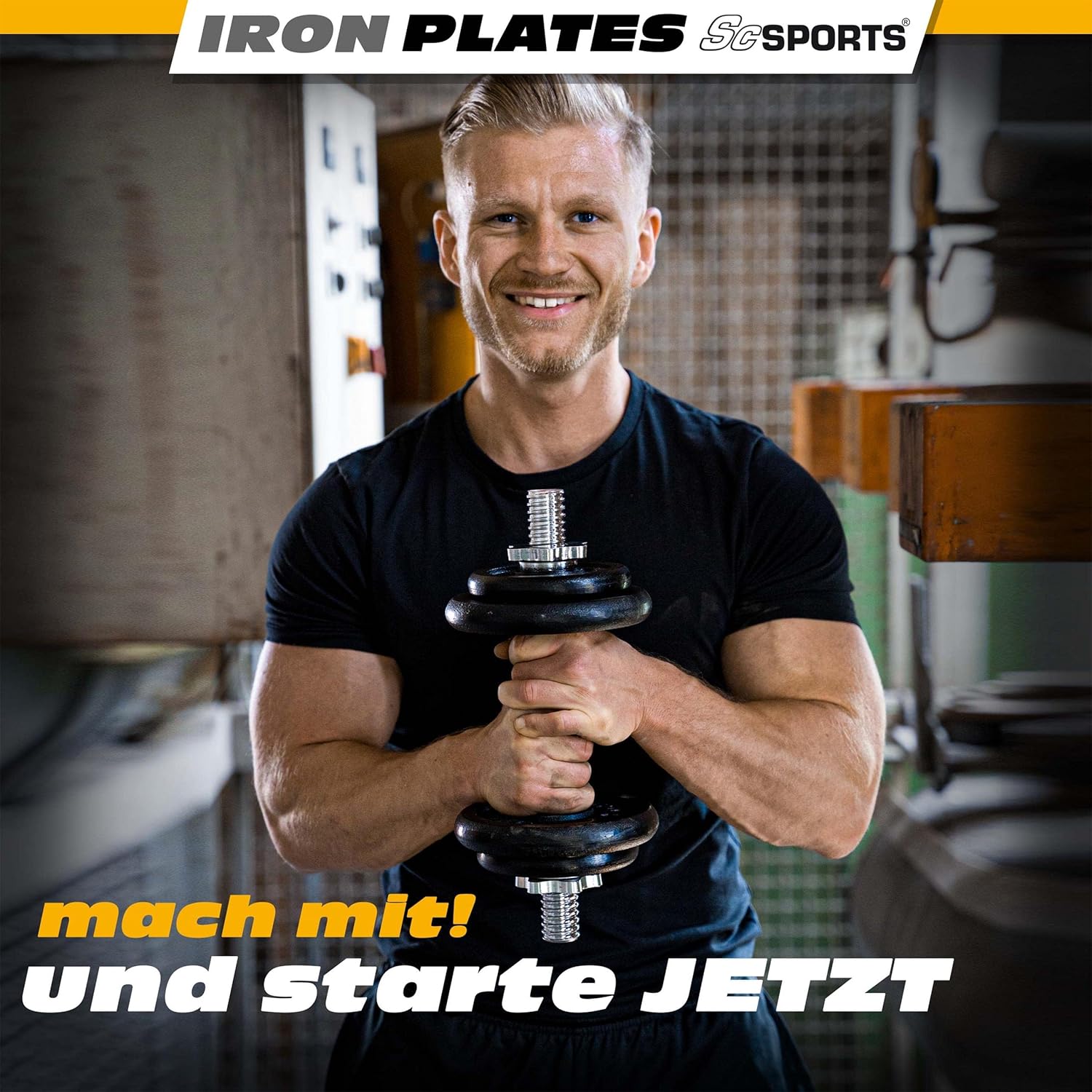Hantelscheiben Set Gusseisen 10 - 40 kg - kaelte-werner