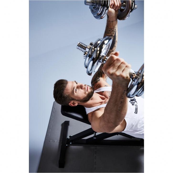 Kurzhantelset 30 kg - Chrom - kaelte-werner