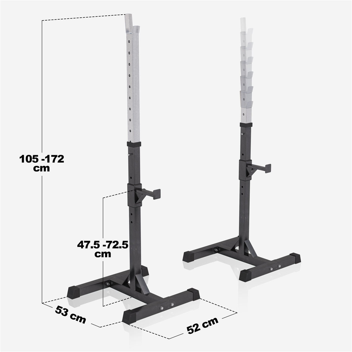 Squat Rack Hantelständer Set inkl. Curlset Kunststoff 35 kg - kaelte-werner