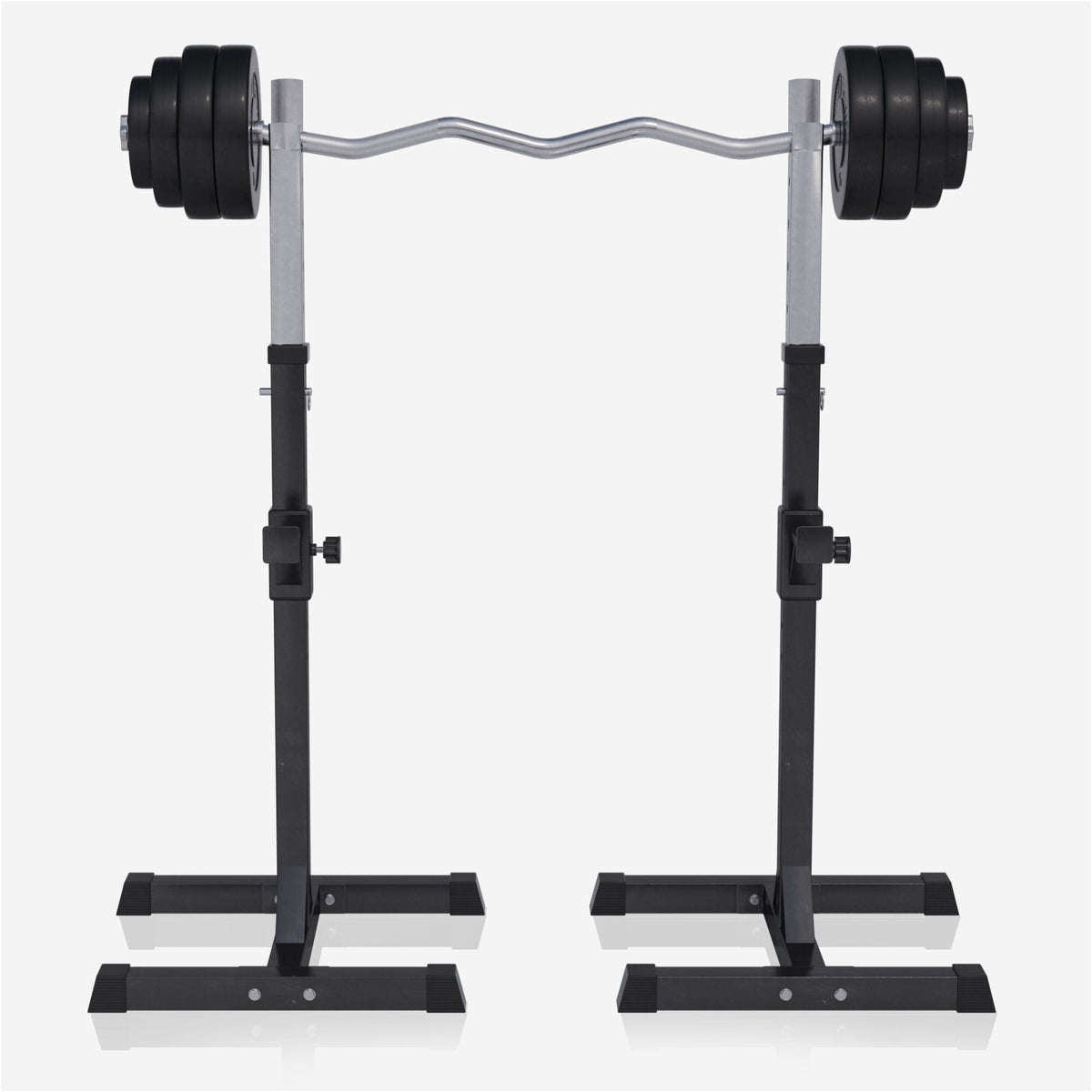 Squat Rack Hantelständer Set inkl. Curlset Kunststoff 35 kg - kaelte-werner