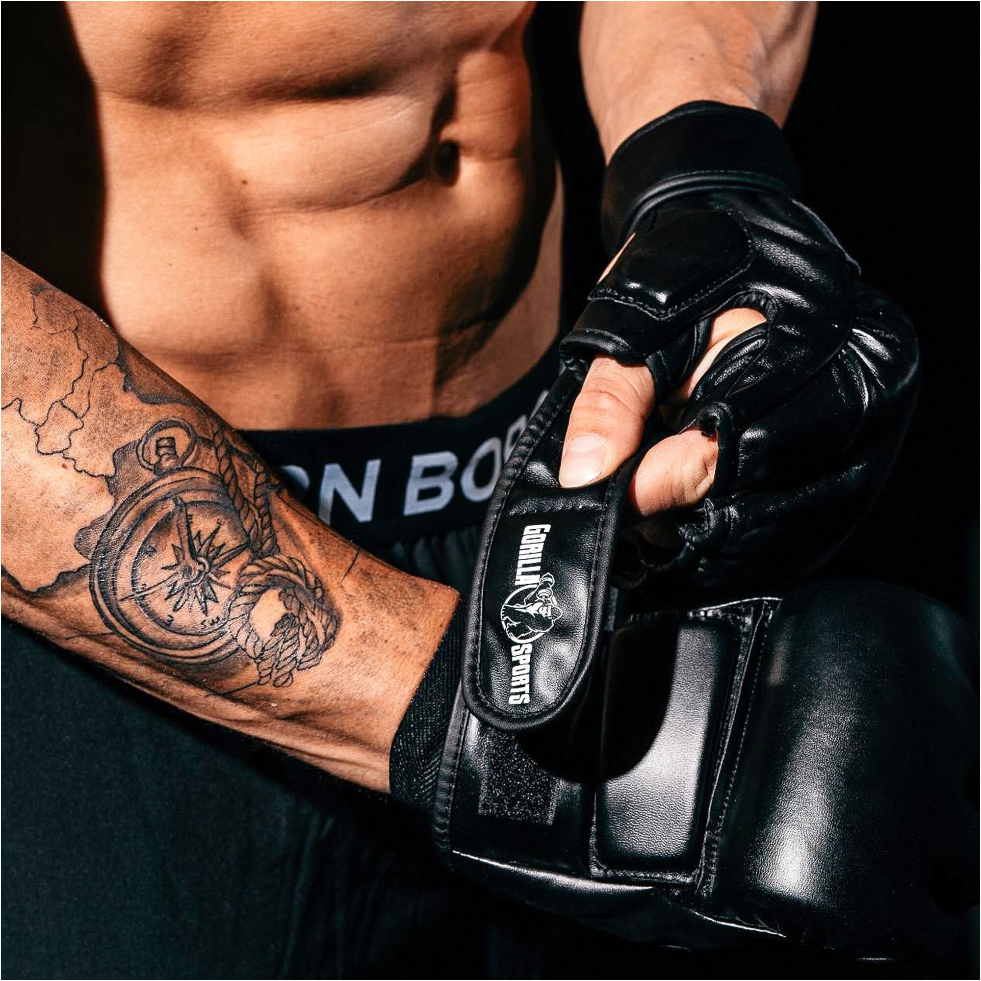 MMA Boxhandschuhe schwarz - kaelte-werner