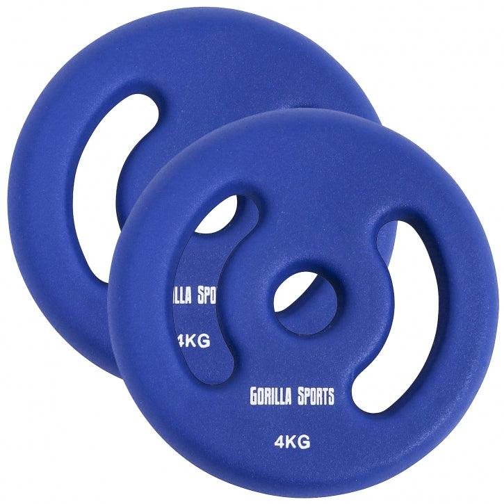 Hantelscheiben Set 30/31 mm Neopren 1 - 5 KG - kaelte-werner