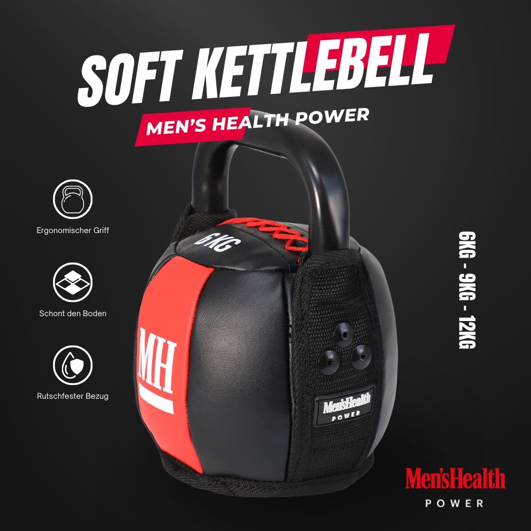 Soft Kettlebell mit Griff 6 - 12 kg - kaelte-werner