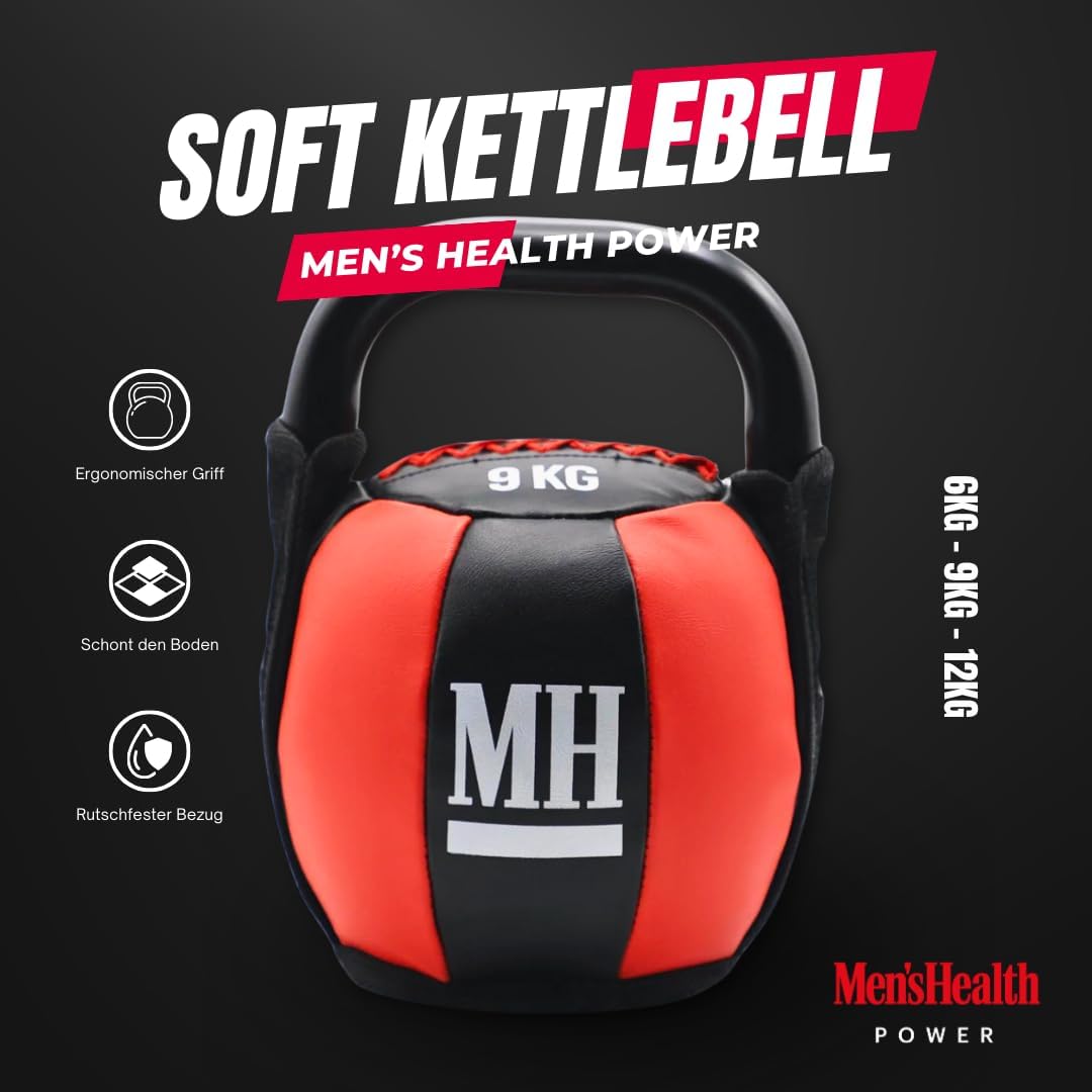 Soft Kettlebell mit Griff 6 - 12 kg - kaelte-werner