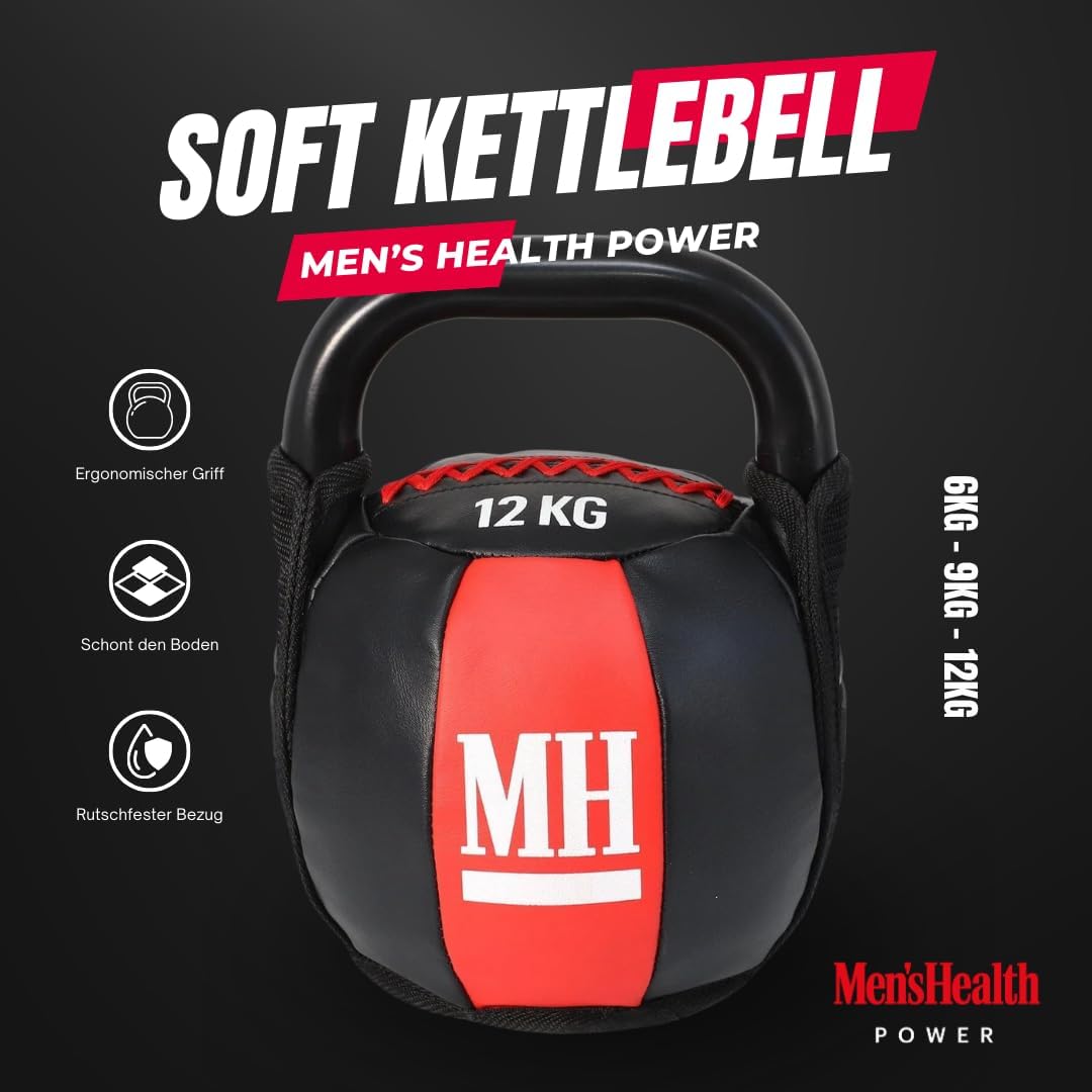 Soft Kettlebell mit Griff 6 - 12 kg - kaelte-werner