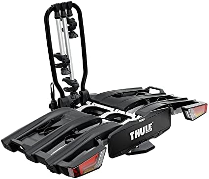 Thule Easyfold 3 Platform Bicycle Carrier for Towing Hitch Black 2 (3) Bikes