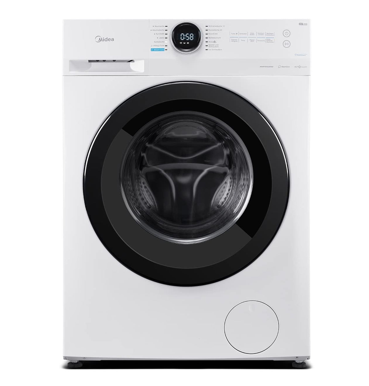 Midea 9 kg Waschmaschine Energieeffizienzklasse A weiß MF200W90WB-14A