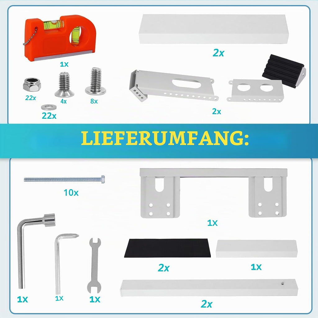 Air Conditioning Bracket No Drilling Adjustable Universal Window Bracket Single/Double Window Bracket Heavy Duty Steel Holds Up to 200lbs for 5000-24000 BTU Units