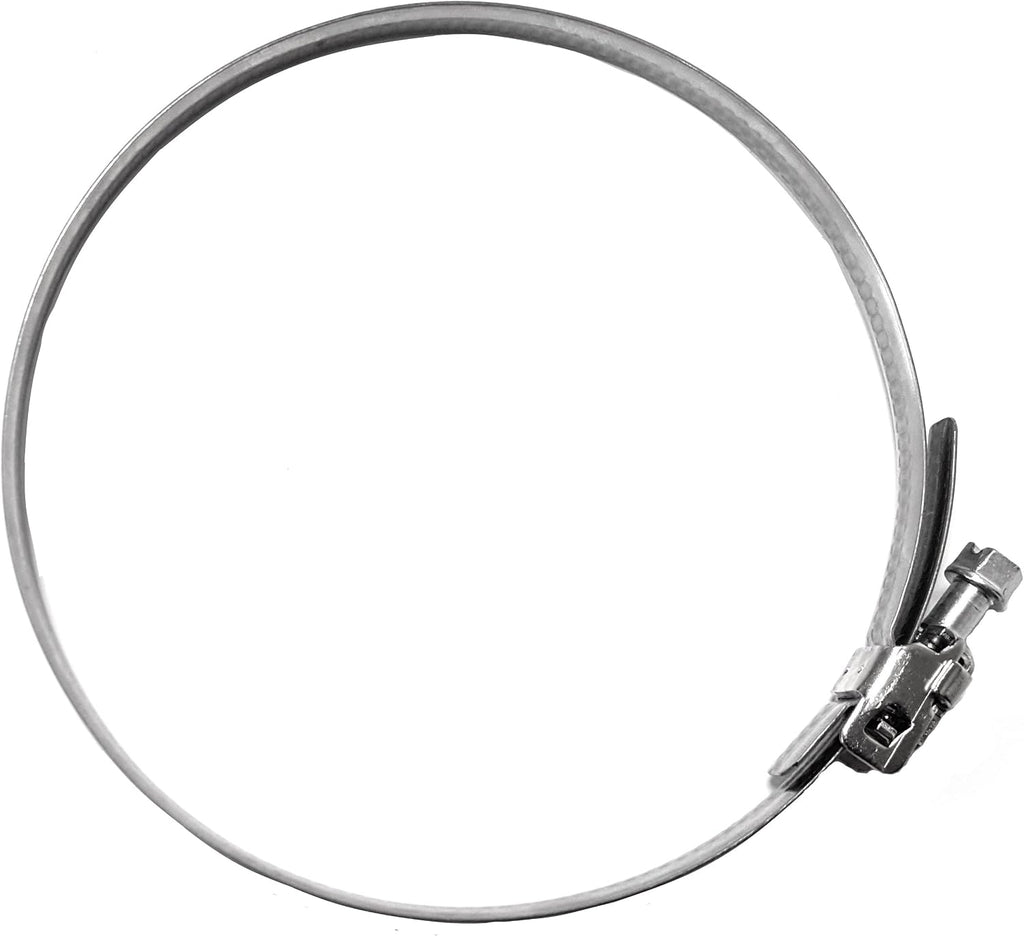 Intelmann Flexible Aluminium Hose 10 m Diameter 150 mm + 2 Stainless Steel Hose Clamps (80 100 125 150 160 200)