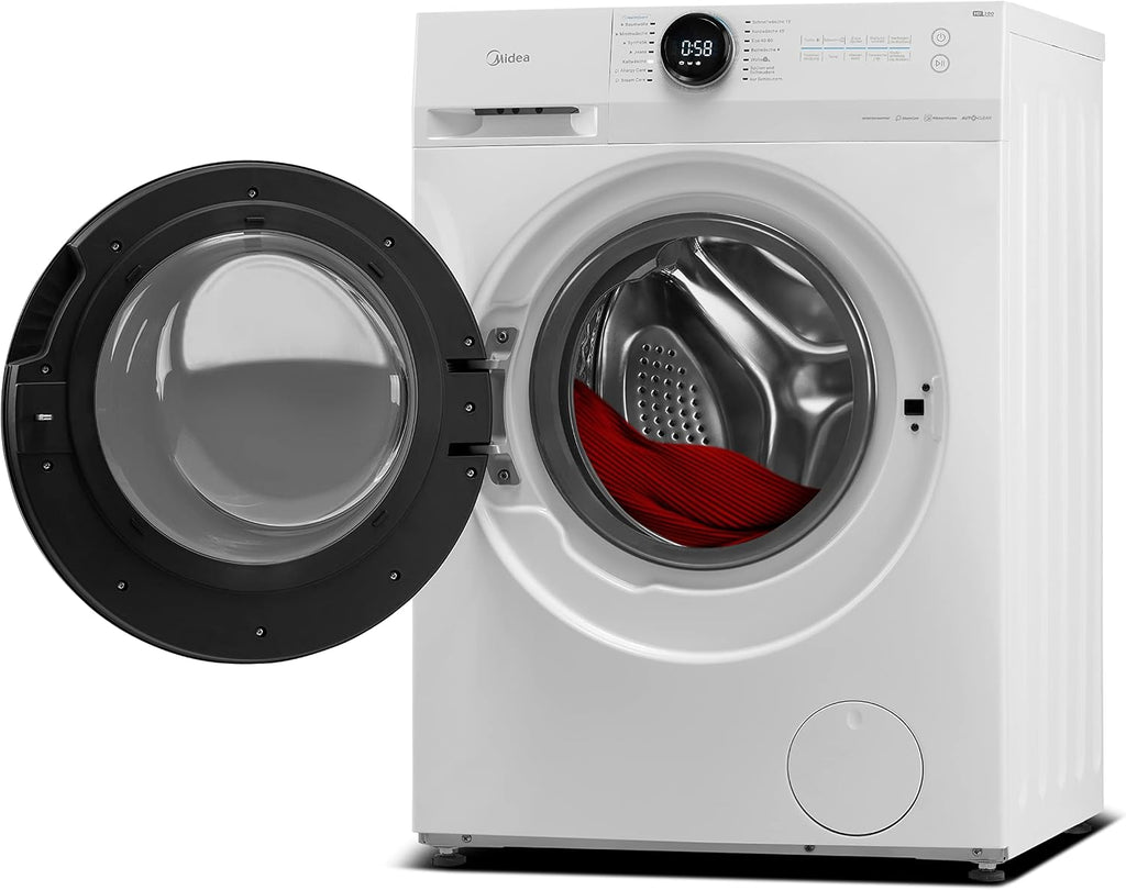 Midea 9 kg Waschmaschine Energieeffizienzklasse A weiß MF200W90WB-14A