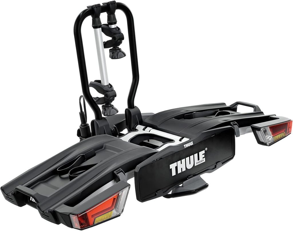 Thule Easyfold 3 Platform Bicycle Carrier for Towing Hitch Black 2 (3) Bikes