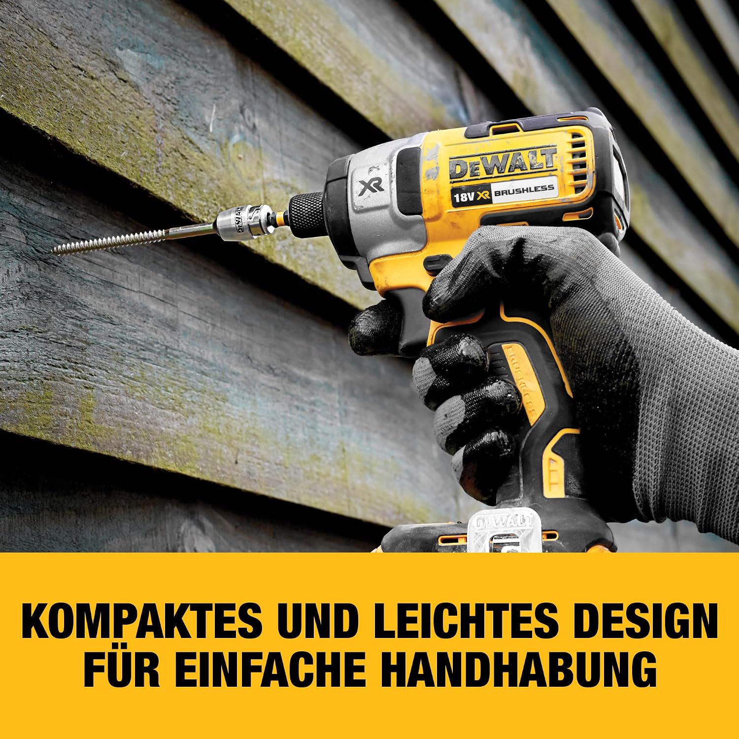DEWALT Bürstenloses 18V XR Combo-Kit mit 2 x 5Ah Akkus, DCK266P2-QW
