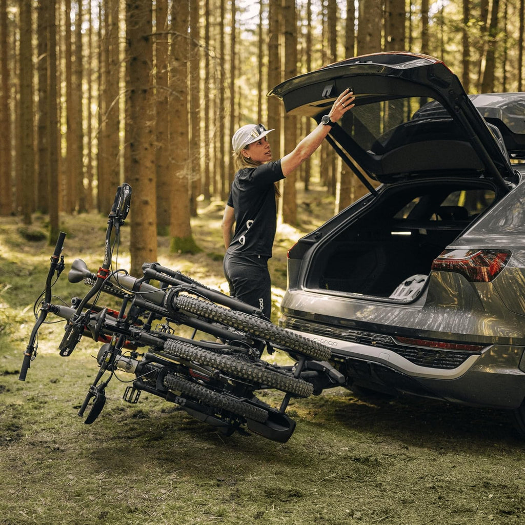 Thule Easyfold 3 Platform Bicycle Carrier for Towing Hitch Black 2 (3) Bikes