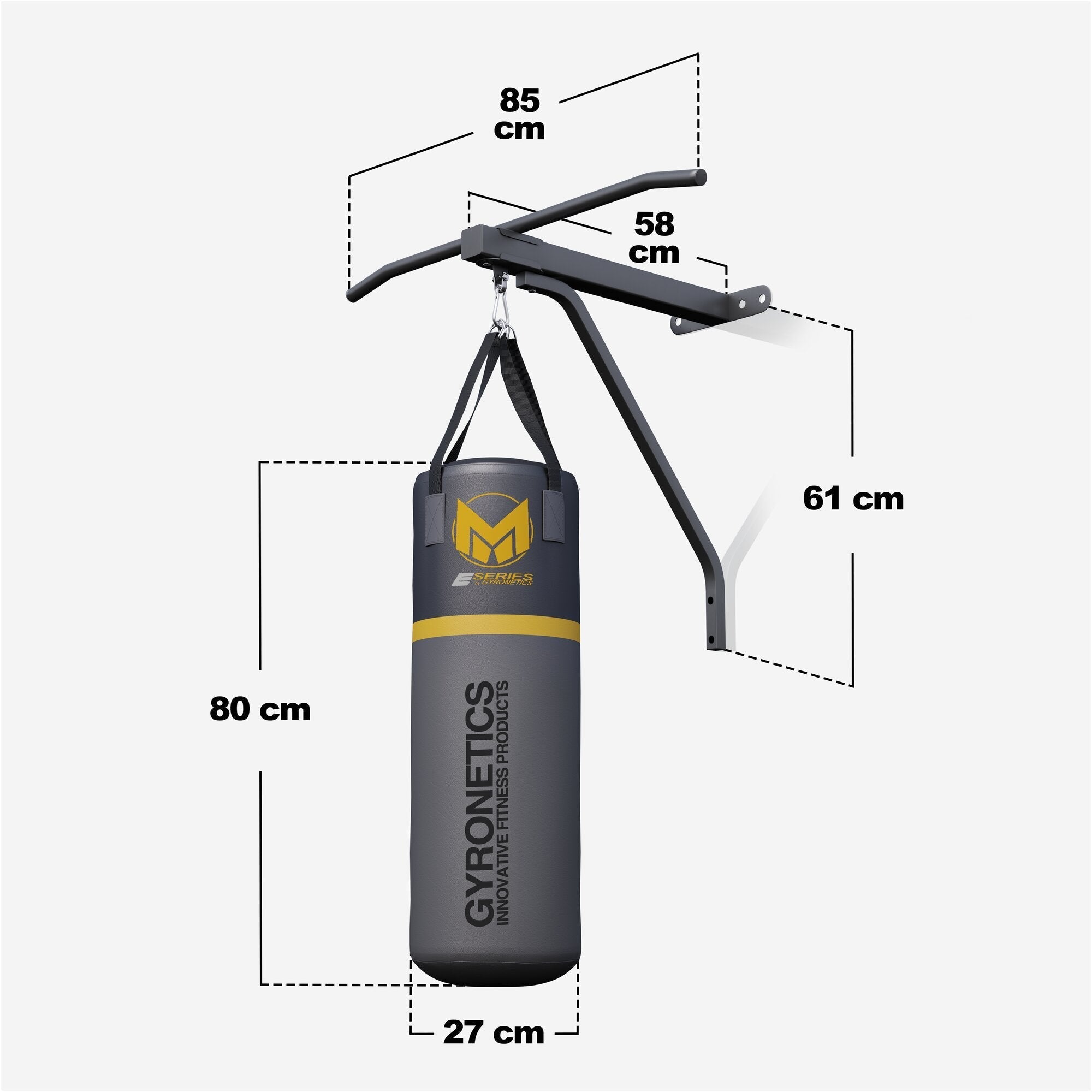 E-Series Boxsack mit Klimmzugstange - kaelte-werner